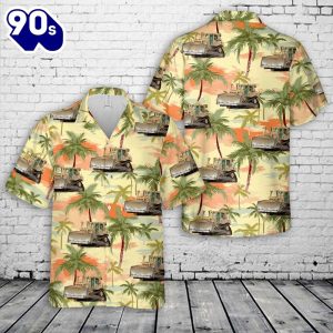 US Army bulldozer D7 Hawaiian Shirt