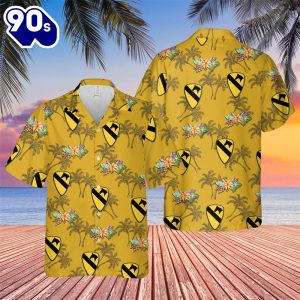 US Armyt Cavalry Division Sustainment Brigade Hawaiian Shirt