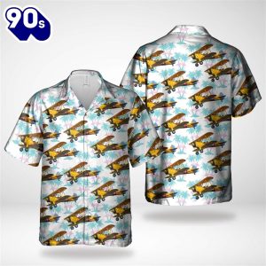 US NAVY Boeing Stearman Model 75 Hawaiian Shirt