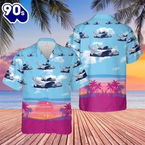 US Navy A7E Corsair II Of VA 46 Clansmen Hawaiian Shirt