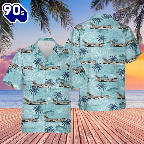 US Navy A7E Corsair II Of VA5 Hawaiian Shirt