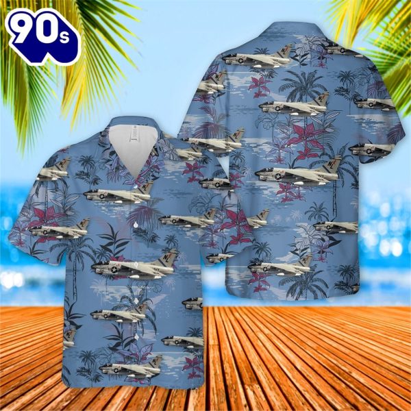 US Navy A7E Corsair II Of Va 22 Hawaiian Shirt