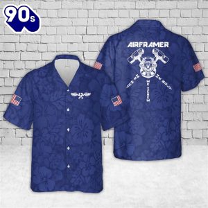 US Navy AM Hawaiian Shirt