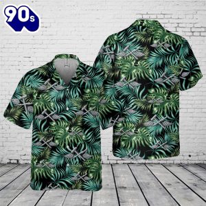 US Navy Aviation Support Equipment Technician Pocket Hawaiian Shirt