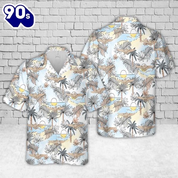 US Navy Aviator Wings Hawaiian Shirt