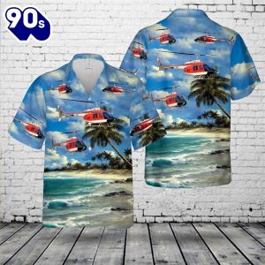 US Navy Bell TH 57C SeaRanger Hawaiian Shirt