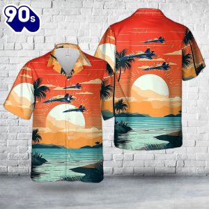 US Navy Blue Angels 2 FAC Hawaiian Shirt