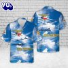 US Navy Blue Angels Wings Over South Texas Air Show Hawaiian Shirt