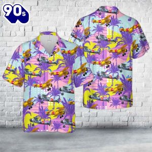 US Navy Boeing A75N1 Stearman Hawaiian Shirt