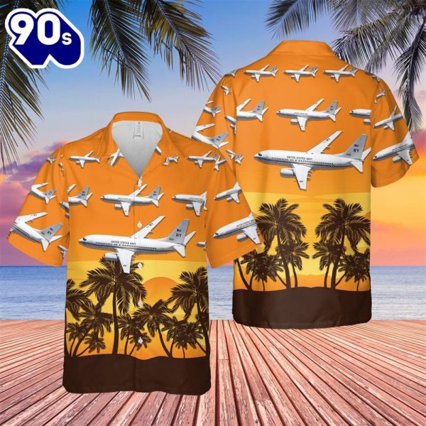 US Navy Boeing C 40A Clipper Of VR 59 The Lone Star Express Hawaiian Shirt