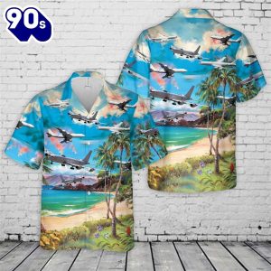 US Navy Boeing E 6 Mercury Hawaiian Shirt