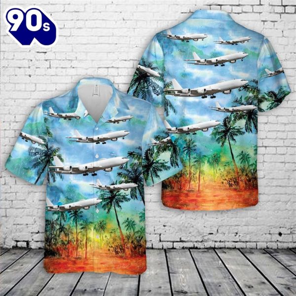 US Navy Boeing E 6B Mercury VQ 3 Ironman Hawaiian Shirt