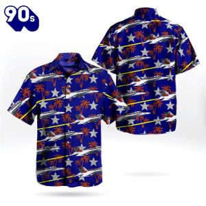 US Navy Boeing FAE Super Hornet of VFA 81 Sunliners Hawaiian Shirt