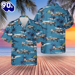 US Navy Cessna AT Bobcat Hawaiian Shirt