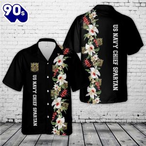 US Navy Chief Spartan Hawaiian Shirt