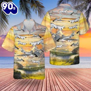 US Navy Douglas F3D Skyknight Hawaiian Shirt