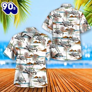 US Navy E 2C Scewtops Hawaiian Shirt