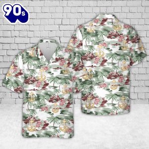 US Navy E 8 Senior Chief Petty Officer Hawaiian Shirt