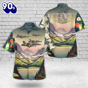 US Navy EAG Growler of VAQ4 Garudas Hawaiian Shirt