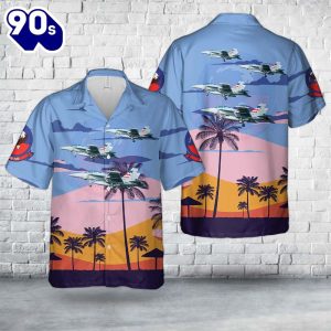 US Navy EAG Of VAQ0 Patriots Hawaiian Shirt