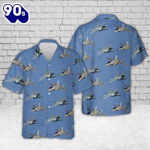 US Navy F 35 Lightning II Hawaiian Shirt