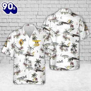 US Navy F Tomcat aircraft of VF2 the Ghostriders Hawaiian Shirt