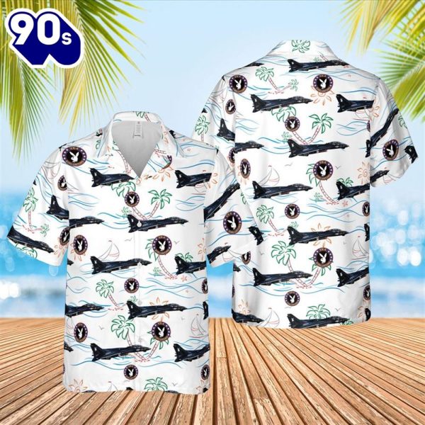 US Navy FA Tomcat BuNo9853 Of VX 4 Evaluators Hawaiian Shirt