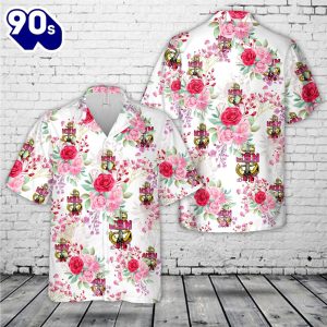 US Navy Female Chick Chief CPO PinkHawaiian Shirt