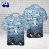 US Navy Gerald R Ford class aircraft carrier Hawaiian Shirt