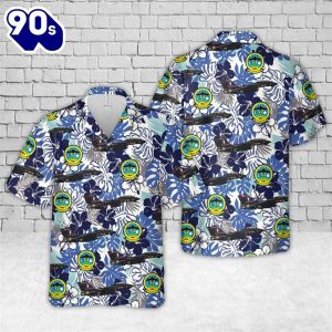 US Navy Grumman F Tomcat of VX 9 The Vampires Hawaiian Shirt