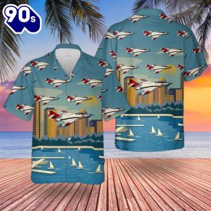 US Navy Grumman F9F 8 Cougar Hawaiian Shirt