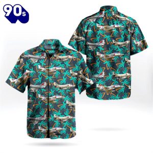 US Navy Historical Aircraft Douglas A 4 Skyhawk Hawaiian Shirt