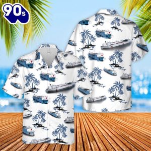 US Navy Hospital Ship Hawaiian Shirt