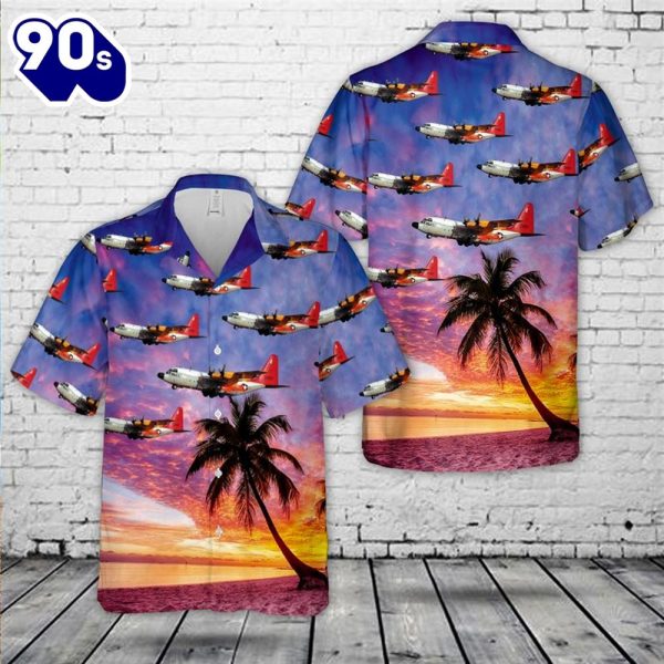 US Navy Lockheed DC0A Hercules BuNo 570497 Hawaiian Shirt