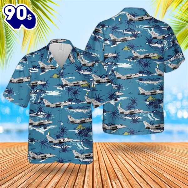 US Navy Lockheed ES 3A Shadow Of VQ 6 Hawaiian Shirt