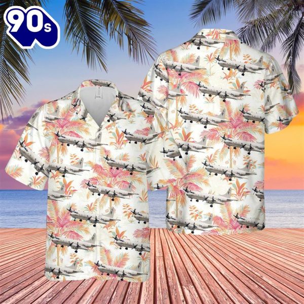 US Navy Lockheed P 3C Orion Hawaiian Shirt