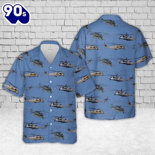 US Navy MH 53 Sea Dragon Hawaiian Shirt