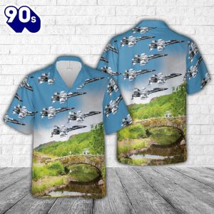 US Navy McDonnell Douglas F AA Hornet Hawaiian Shirt