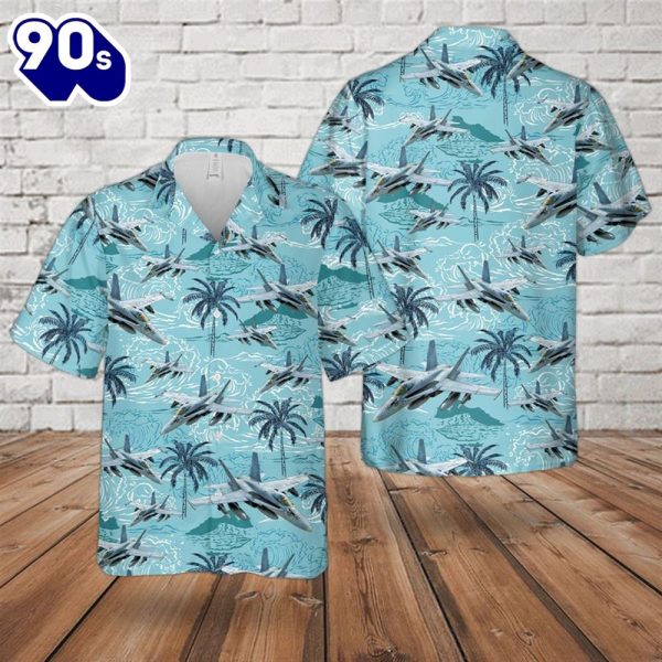 US Navy McDonnell Douglas FA Hornet Hawaiian Shirt