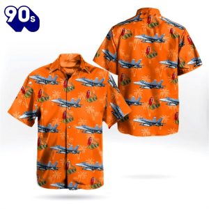 US Navy McDonnell Douglas FAC Hornet of VFA 204 River Rattlers Hawaiian Shirt