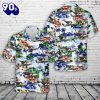 US Navy Northrop Grumman E 2C Hawkeye Hawaiian Shirt