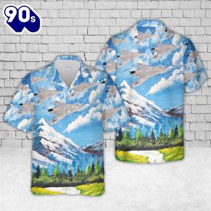 US Navy Northrop Grumman X 47B Hawaiian Shirt