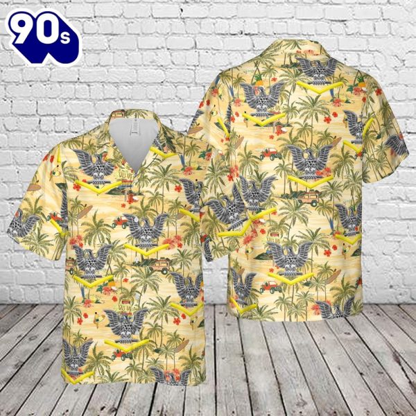 US Navy Petty officer third class E 4 Hawaiian Shirt