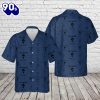 US Navy Seabee BU Builder Silhouette Hawaiian Shirt