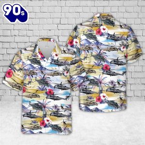 US Navy Sikorsky CH 53E Super Stallion MH 53E Sea Dragon Hawaiian Shirt