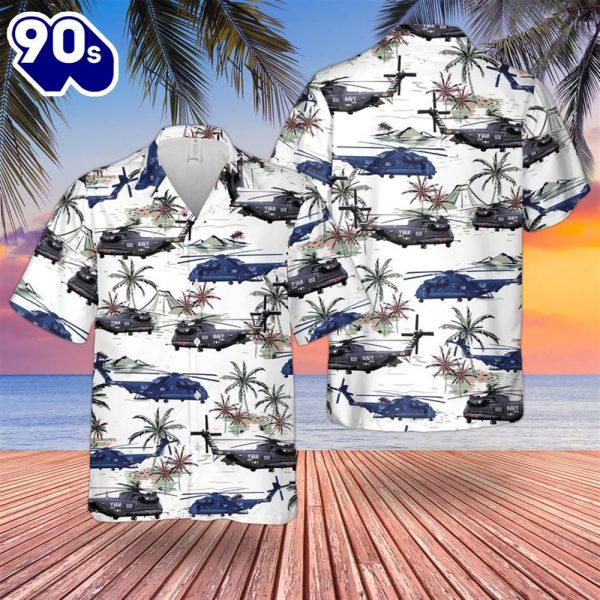 US Navy Sikorsky RH 53D Hawaiian Shirt