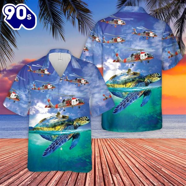 US Navy Sikorsky SH 60 Sea Hawk Hawaiian Shirt