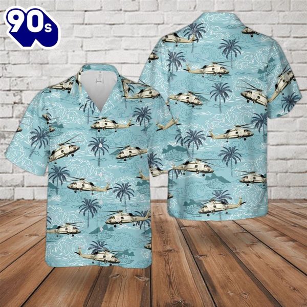 US Navy Sikorsky SH 60 Seahawk Hawaiian Shirt