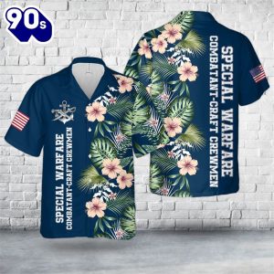 US Navy Special Warfare Combatant craft Crewmen Hawaiian Shirt