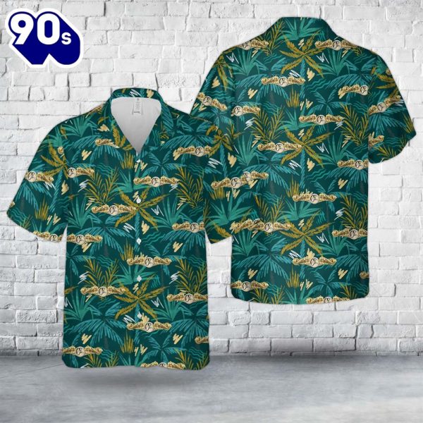 US Navy Submarine Engineering Duty Hawaiian Shirt